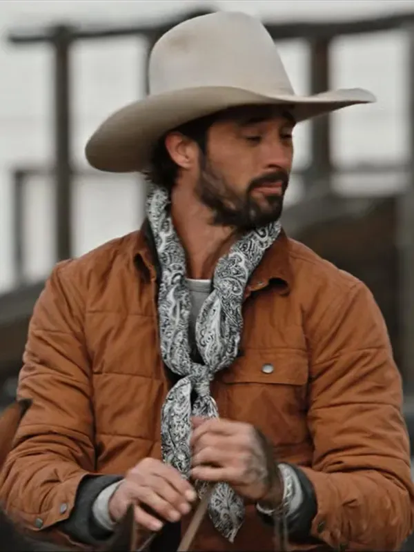 Ryan Bingham Yellowstone Season 4 Walker Puffer Jacket