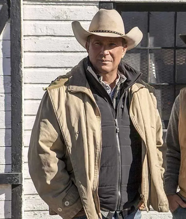 Yellowstone John Dutton Beige Jacket