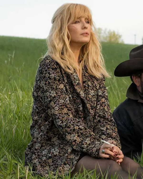 Yellowstone Season 5 Beth Dutton Floral Coat