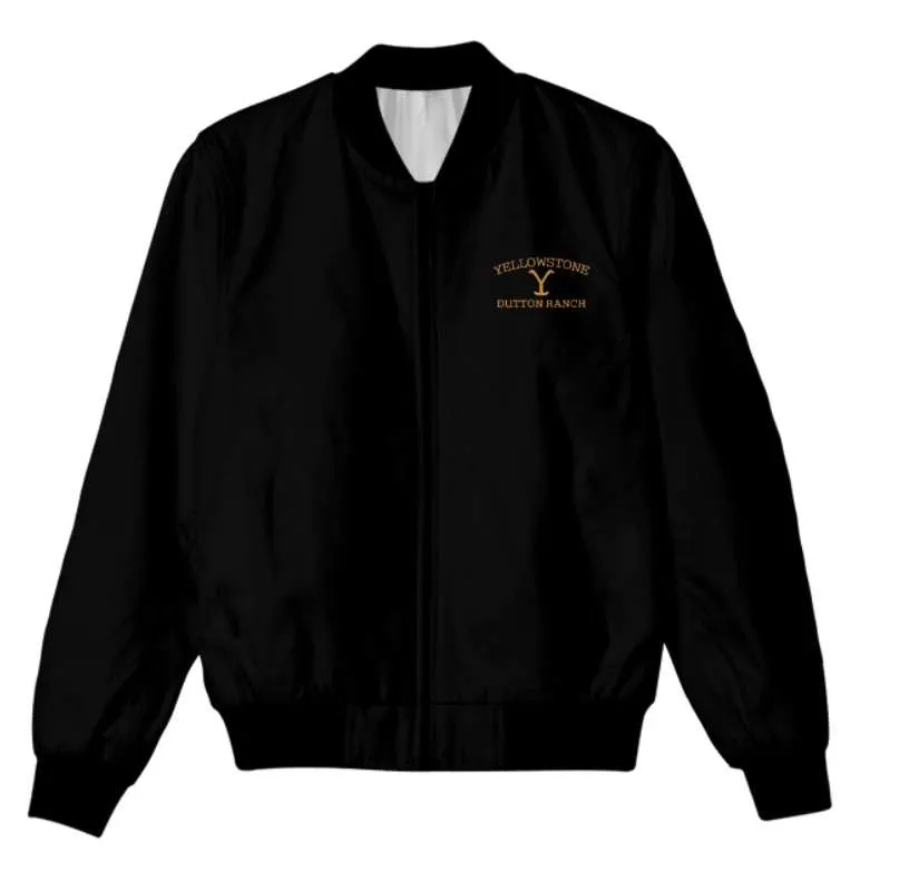 Dutton Ranch Black Bomber Varsity Jacket